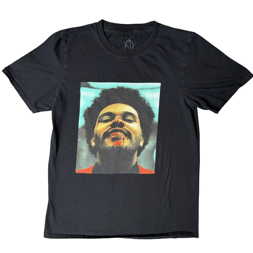 The Weeknd After Hours XO Tour Graphic T-Shirt Black Mens Small Bloody Face Tee